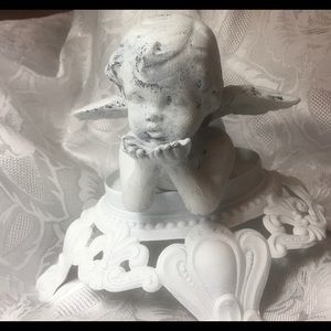 Sweet Cherub Angel Blowing Kisses